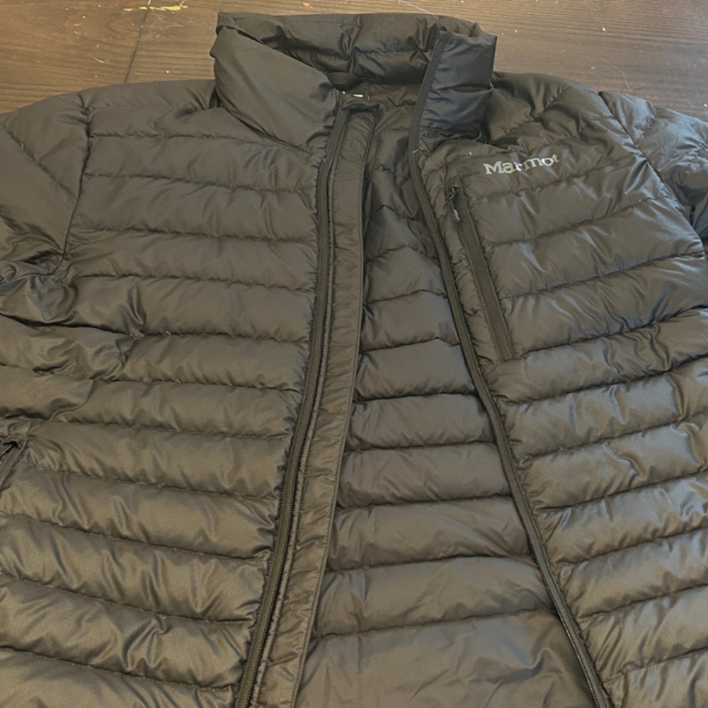 Marmot Men's Charcoal Puffer Jacket
